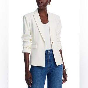 Aqua from Bloomingdale’s white blazer
